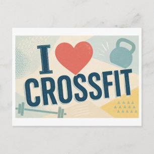 Postal "Me [Corazón] Crossfit"