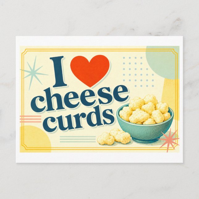 Postal "Me [Corazón] Cuajadas de Queso" (Anverso)