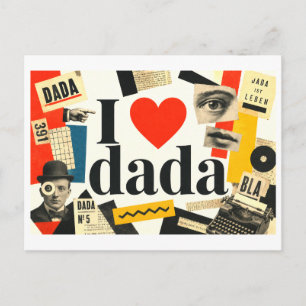 Postal "Me [Corazón] Dada"