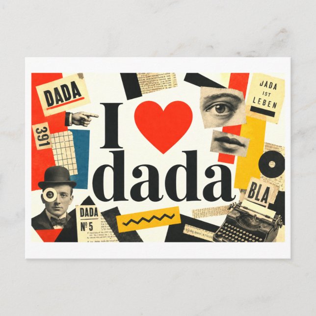 Postal "Me [Corazón] Dada" (Anverso)