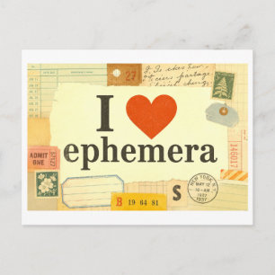 Postal "Me [Corazón] Efímera"