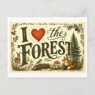 Postal Me [Corazón] el Bosque