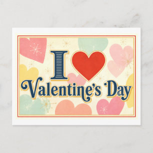 Postal "Me [Corazón] el Día de San Valentín"
