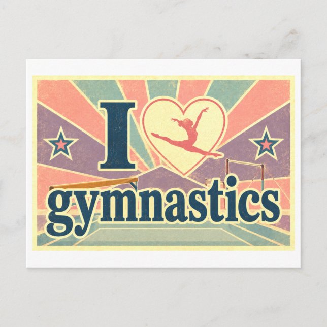 Postal "Me [Corazón] Gimnasia" (Anverso)