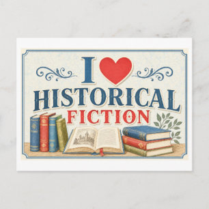 Postal "Me [Corazón] la Ficción Histórica"