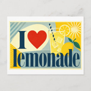 Postal "Me [Corazón] Limonada"