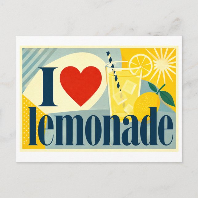 Postal "Me [Corazón] Limonada" (Anverso)