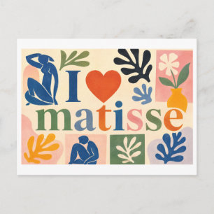 Postal "Me [Corazón] Matisse"