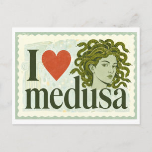 Postal "Me [Corazón] Medusa"