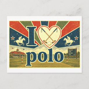 Postal "Me [Corazón] Polo"