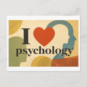 Postal "Me [Corazón] Psicología"
