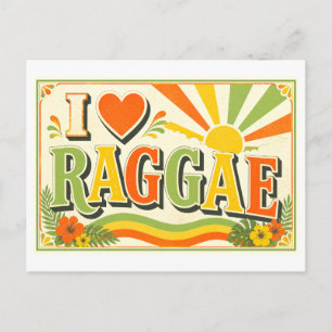 Postal "Me [Corazón] Raggae"