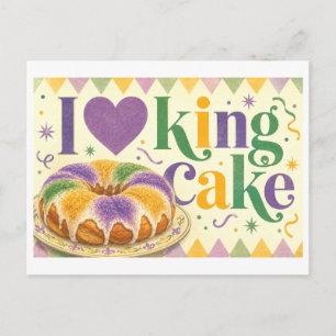 Postal "Me [Corazón] Rosca de Reyes"