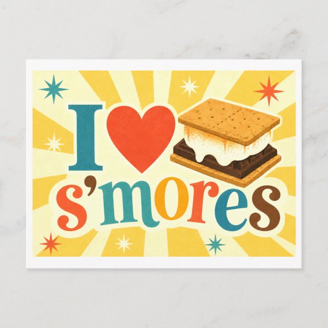 Postal "Me [Corazón] S'mores" (Anverso)