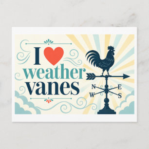 Postal "Me [Corazón] Veletas"