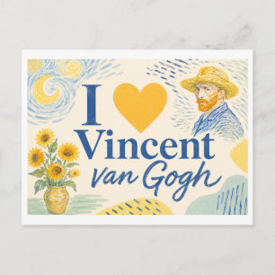 Postal "Me [Corazón] Vincent van Gogh"