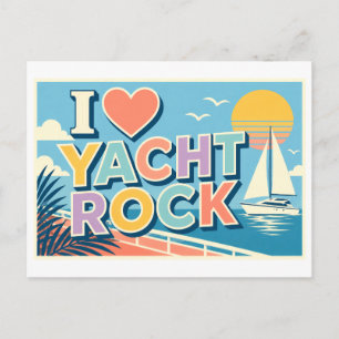 Postal "Me [Corazón] Yacht Rock"