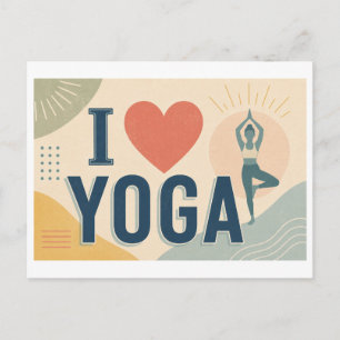 Postal "Me [Corazón] Yoga"