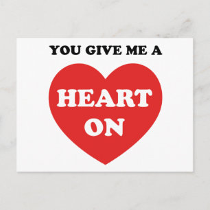 Postal Me Das Un Corazón.