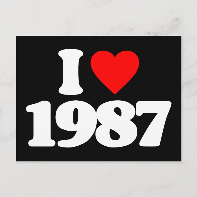 POSTAL ME ENCANTA 1987 (Anverso)