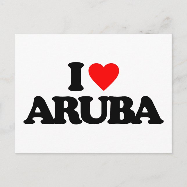 POSTAL ME ENCANTA ARUBA (Anverso)