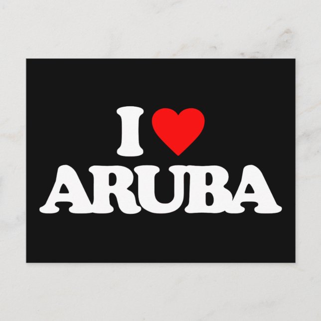 POSTAL ME ENCANTA ARUBA (Anverso)