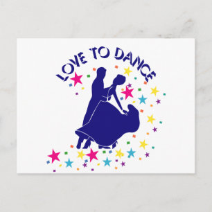 Postal Me encanta bailar