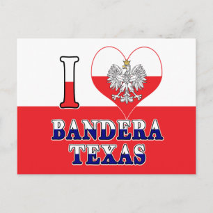 Postal Me encanta Bandera Texas
