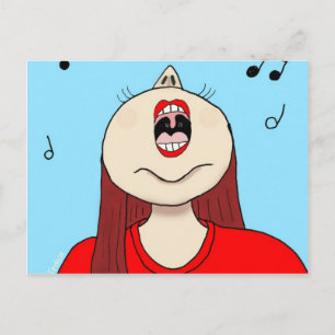 Postal Me encanta cantar