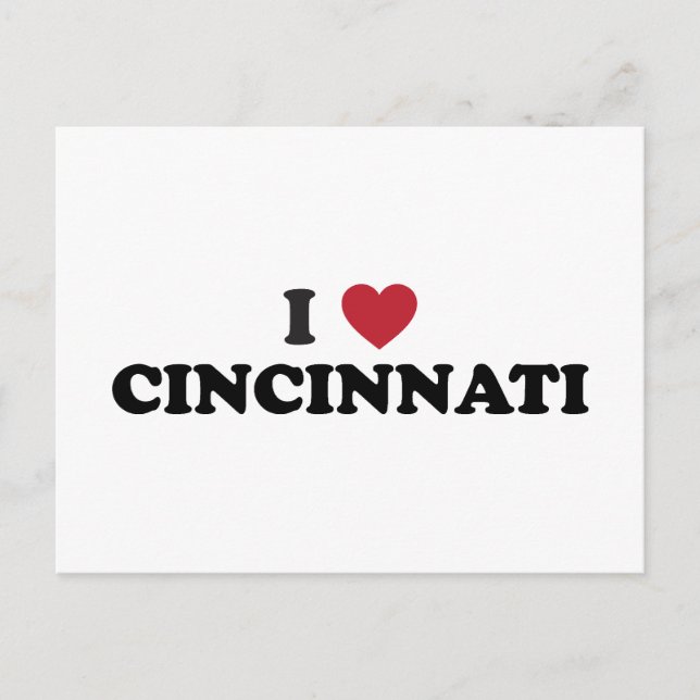 Postal Me encanta Cincinnati Ohio (Anverso)