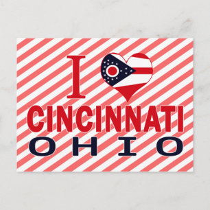 Postal Me encanta Cincinnati, Ohio