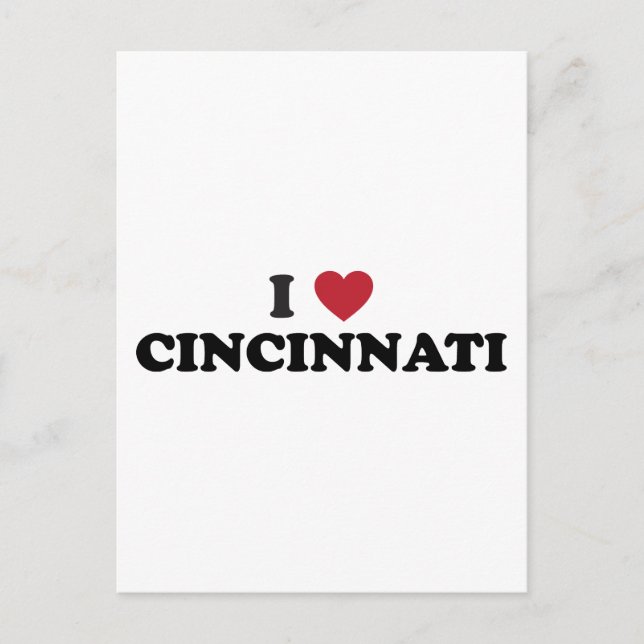 Postal Me encanta Cincinnati Ohio (Anverso)