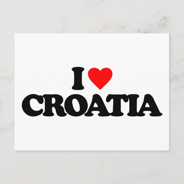 POSTAL ME ENCANTA CROACIA (Anverso)
