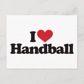 Postal Me encanta el balonmano
