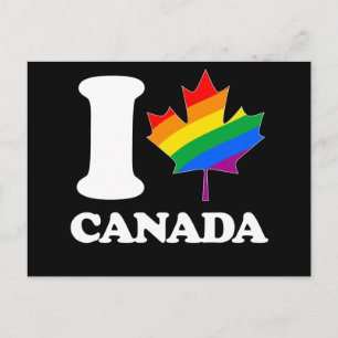 Postal ME ENCANTA EL CANADÁ GAY - BLANCO -.png