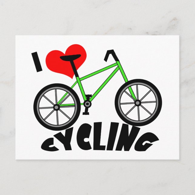 Postal Me Encanta El Ciclismo (Anverso)