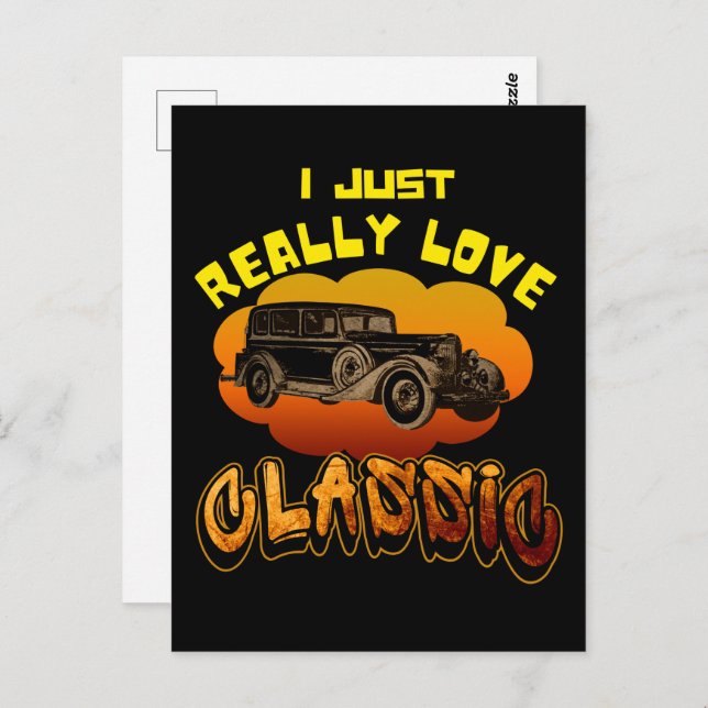 Postal me encanta el clásico (Anverso / Reverso)