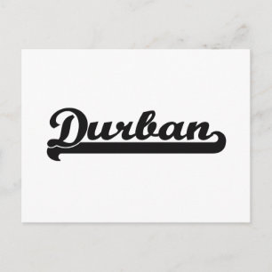 Postal Me encanta el diseño clásico de Durban en Sudáfric