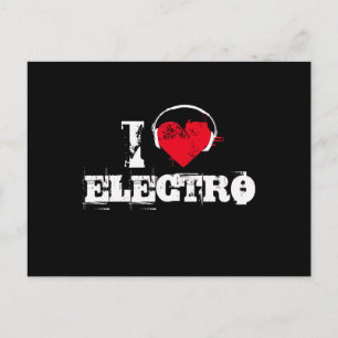 Postal Me encanta el electro