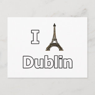 Postal Me encanta el fracaso turístico de Dublín