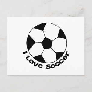 Postal Me encanta el fútbol