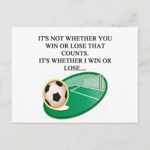 Postal me encanta el fútbol