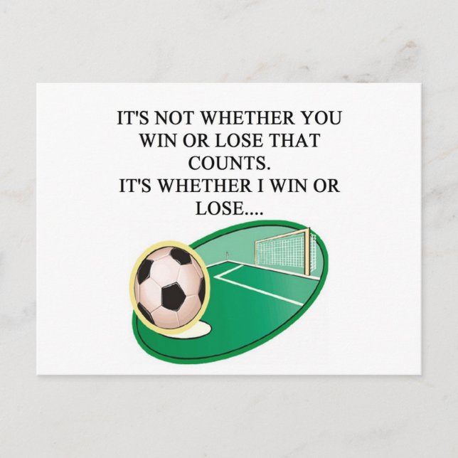 Postal me encanta el fútbol (Anverso)