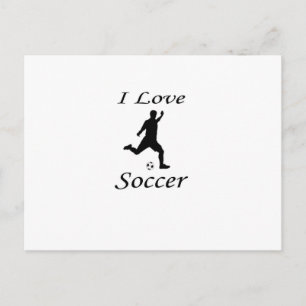 Postal Me encanta el fútbol