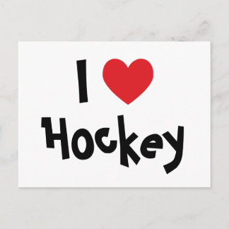 Postal Me encanta el hockey