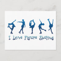 Me encanta el patinaje artístico - azul