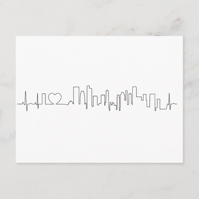 Postal Me encanta el recuerdo de Singapur (estilo ecg) (Anverso)