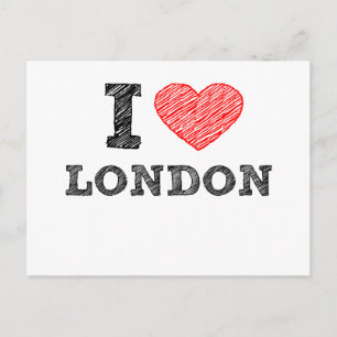 Postal Me encanta el recuerdo de sketch de Londres