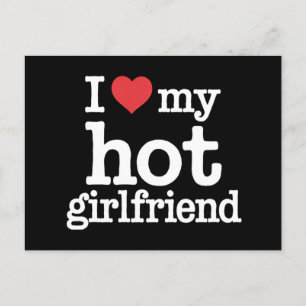 Postal Me Encanta El Regalo De Gf De Mi Novia Caliente El