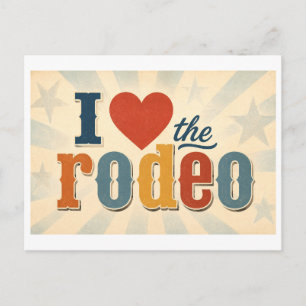 Postal "Me [encanta] el Rodeo"
